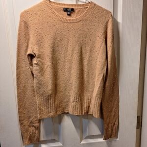 J.Crew Women's Tan Wool Alpaca Rhinestone Sweater NWT XS
